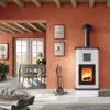STUFA IN MAIOLICA  mod. STUBETTO ACCUMULO